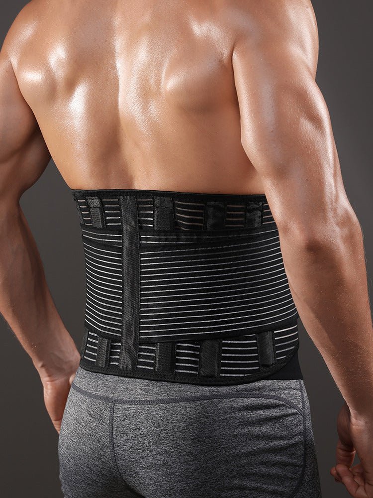 Breathable Pressurized Fixed Support Belt Outdoor Sports Weightlifting Fitness Running Protective Gear - Fittail Shop