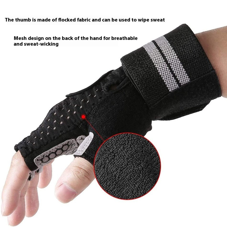 Fitness Gloves Weightlifting For Men And Women Half Finger Sports Anti-slip - My Store