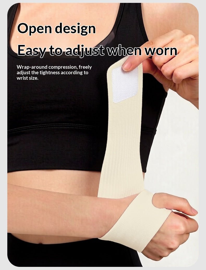 Wrap-Around Sports Wristband, Lightweight, Breathable, Tennis, Basketball, Fitness Training, Pressurized, Stable, Anti-Sprain Wrist Brace - My Store