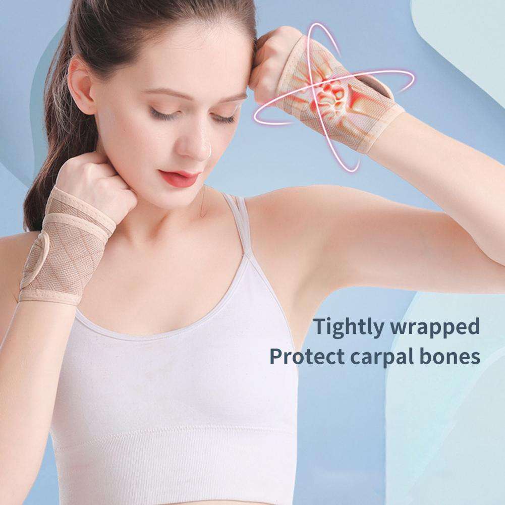 Wrist Brace Carpal Tunnel For Men And Women Fit, Lightweight Adjustable Wrist Support Brace For Tendinitis, Sprains Arthritis, Pain Relief, Compression Wrist Wrap For Sports, Workout And Daily Use - My Store