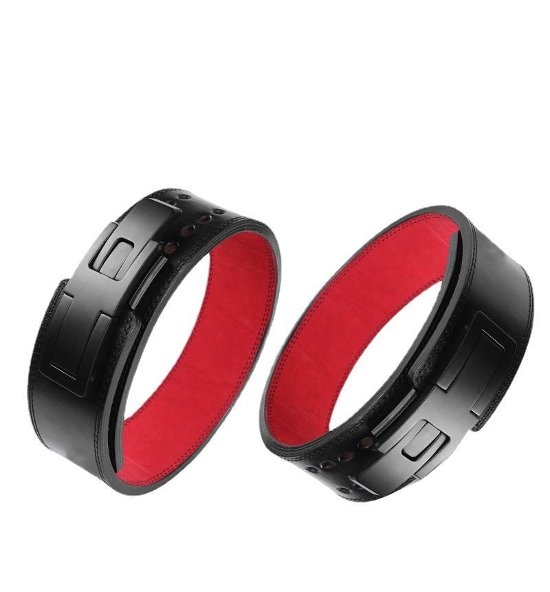 Fitness Belt Squat Hard Pull Weightlifting Cowhide Men And Women - My Store