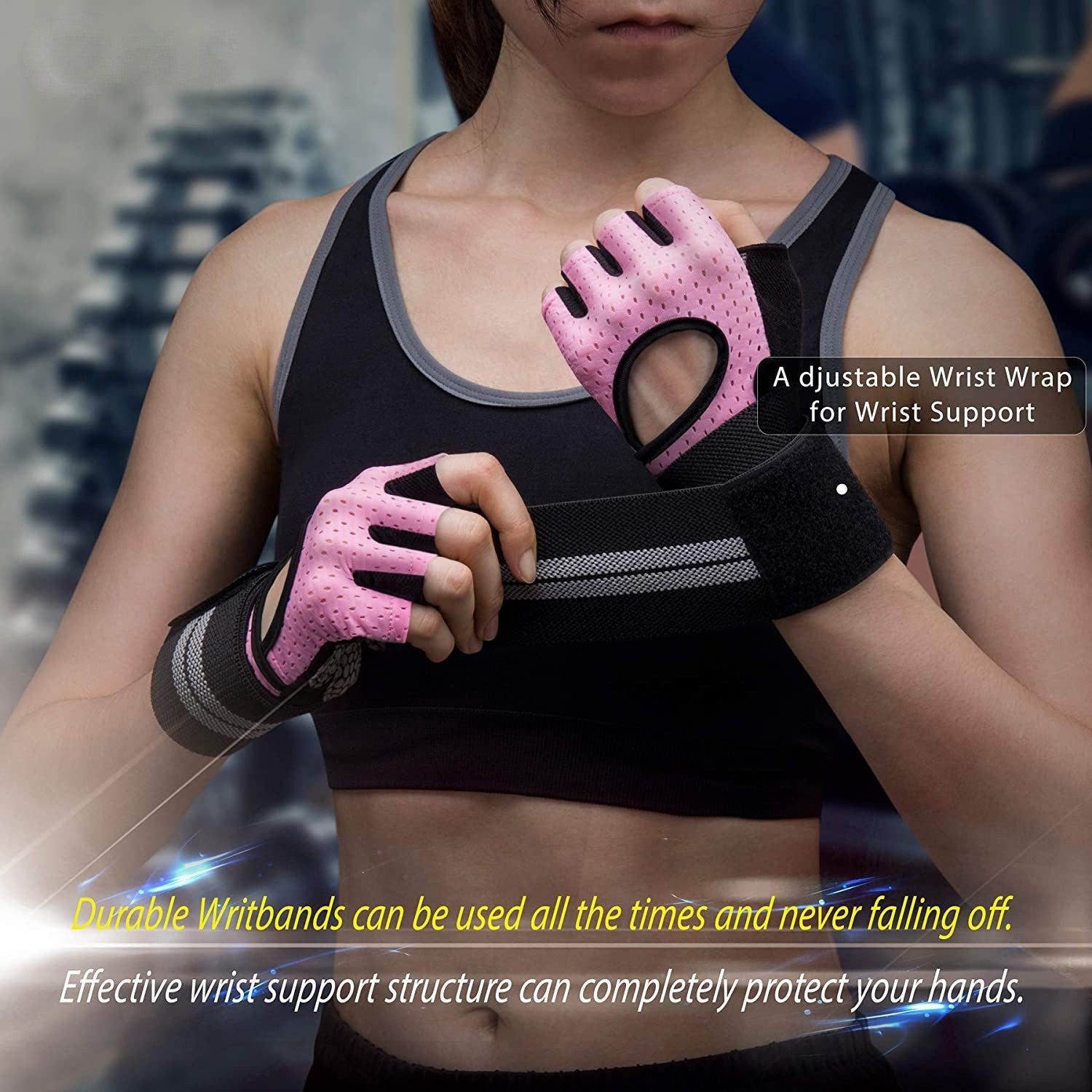 Fitness Gloves Weightlifting For Men And Women Half Finger Sports Anti-slip - My Store