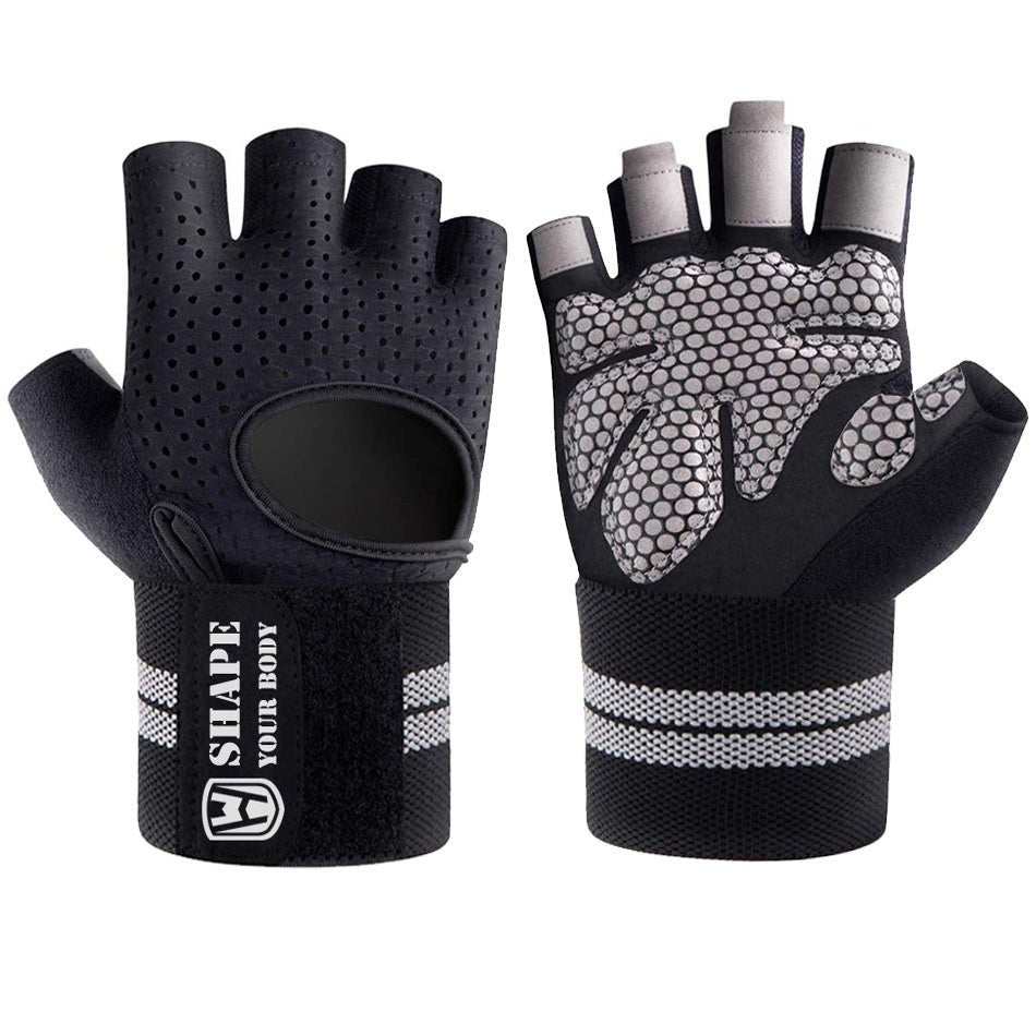 Fitness Gloves Weightlifting For Men And Women Half Finger Sports Anti-slip - My Store