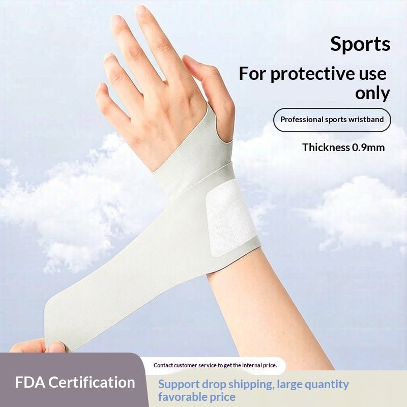 Wrap-Around Sports Wristband, Lightweight, Breathable, Tennis, Basketball, Fitness Training, Pressurized, Stable, Anti-Sprain Wrist Brace - My Store