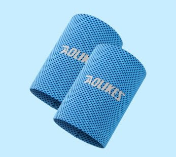 Wrist Brace Support Breathable Ice Cooling Tennis Wristband Wrap Sport Sweatband For Gym Yoga Volleyball Hand Sweat Band - Fittail Shop